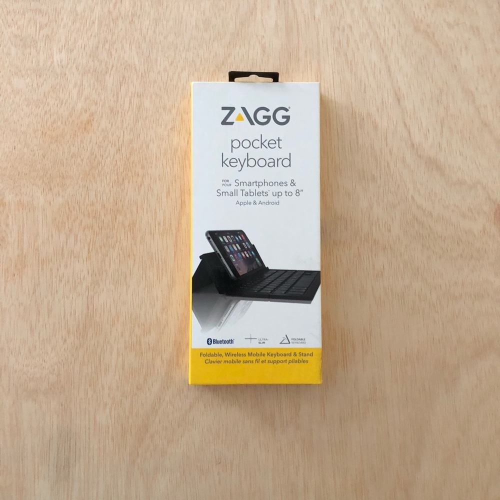 ZAGG Foldable Wireless Pocket Keyboard Universal
